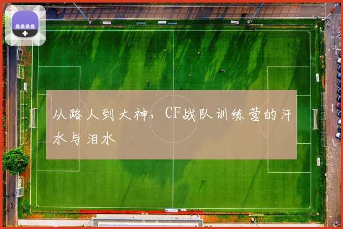 从路人到大神，CF战队训练营的汗水与泪水